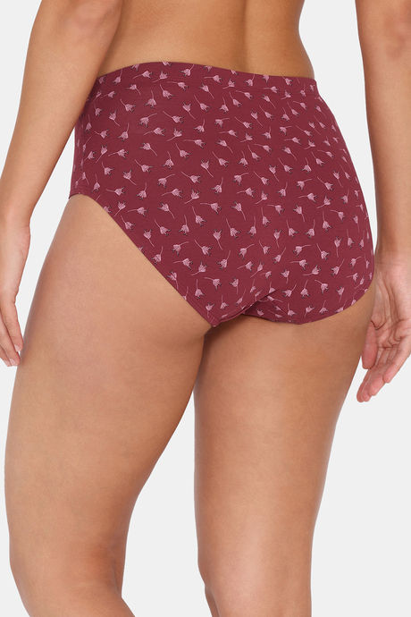 Zivame Anti-Microbial Medium Rise Full Coverage Hipster Panty (Pack of 3) - Multicolor — image 3